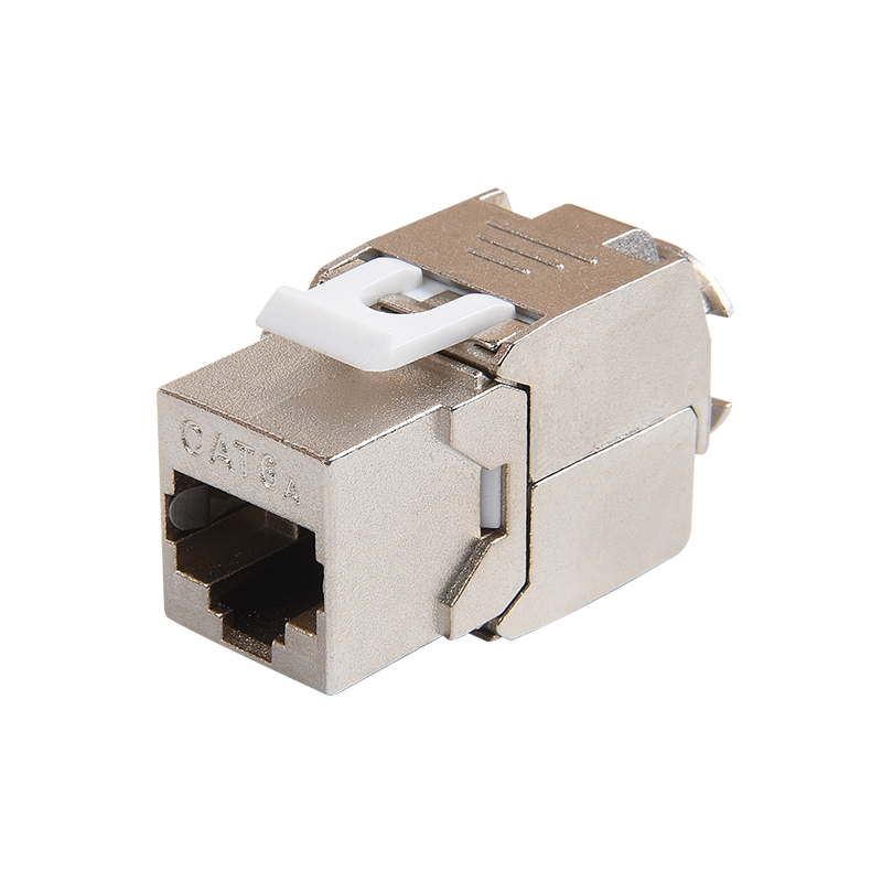SMT-1061T8C6A-FTP 180 Céim Sciatha Cat6a Toolless Keystone Jack Jack