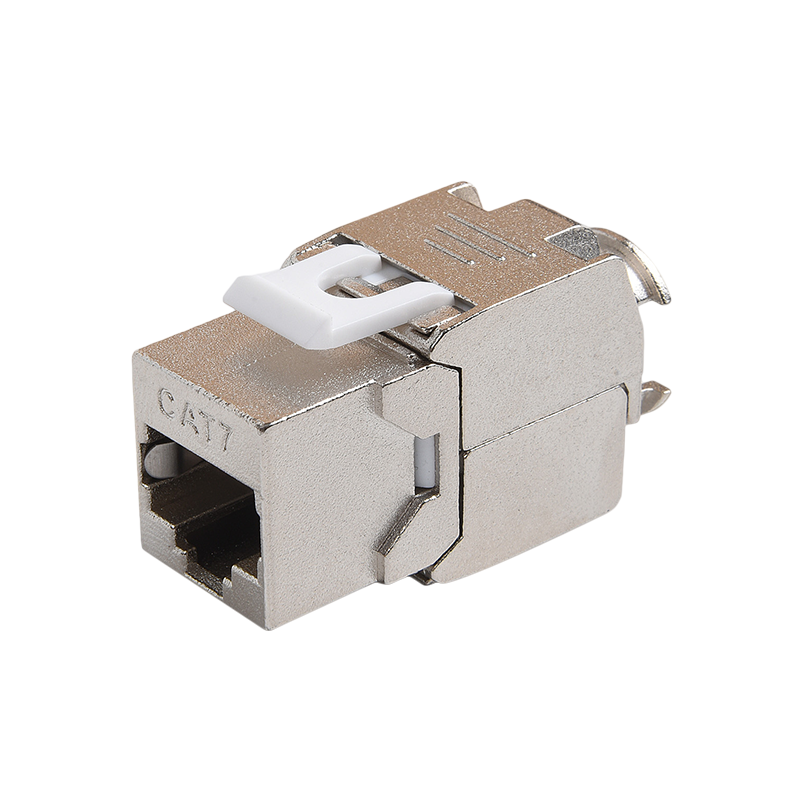 SMT-1061T8C7-FTP 180 Céim Sciatha Cat7 Toolless Keystone Jack Jack