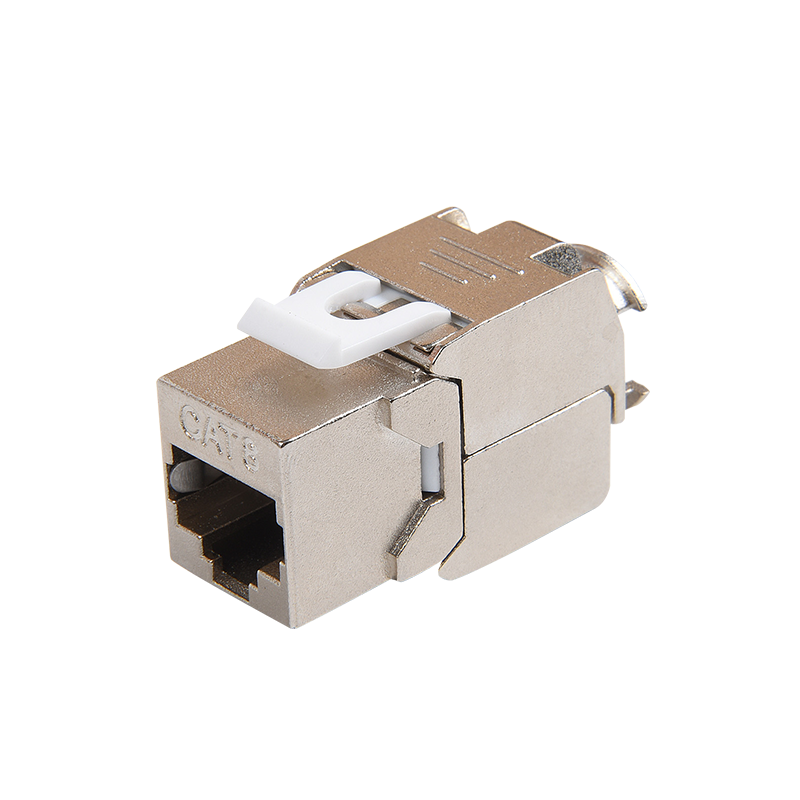 SMT-1061T8C8-FTP 180 Céim Sciath Cat8 Toolless Keystone Jack Jack