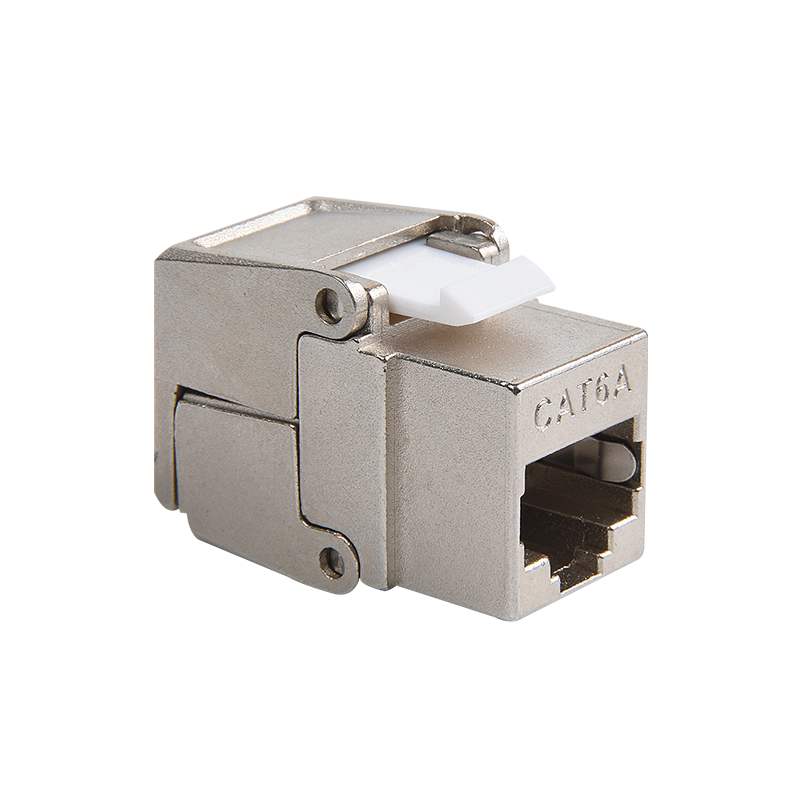 SMT-1049T8C6A-FTP 180 Céim Sciath Cat6a Toolless Keystone Jack Jack