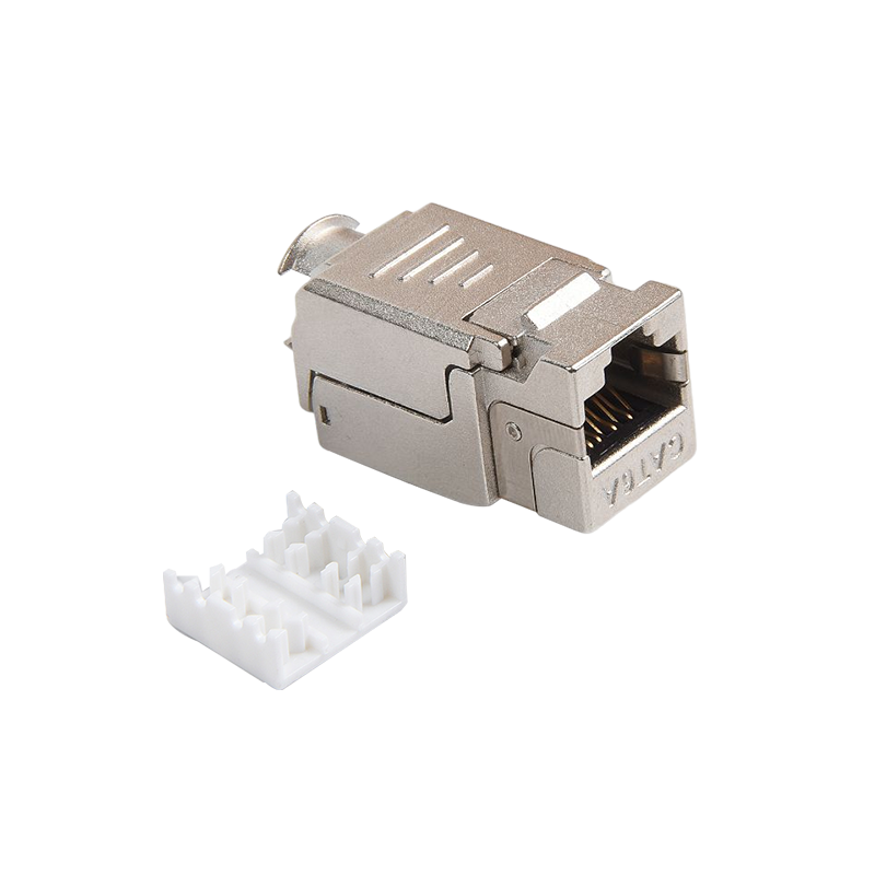 SMT-1048T8C6A-FTP 90 Céim Sciatha Cat6a Toolless Keystone Jack Jack